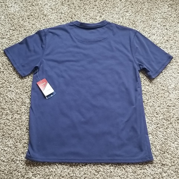 MEN'S IZOD Navy Shirt. NWT - Picture 4 of 9